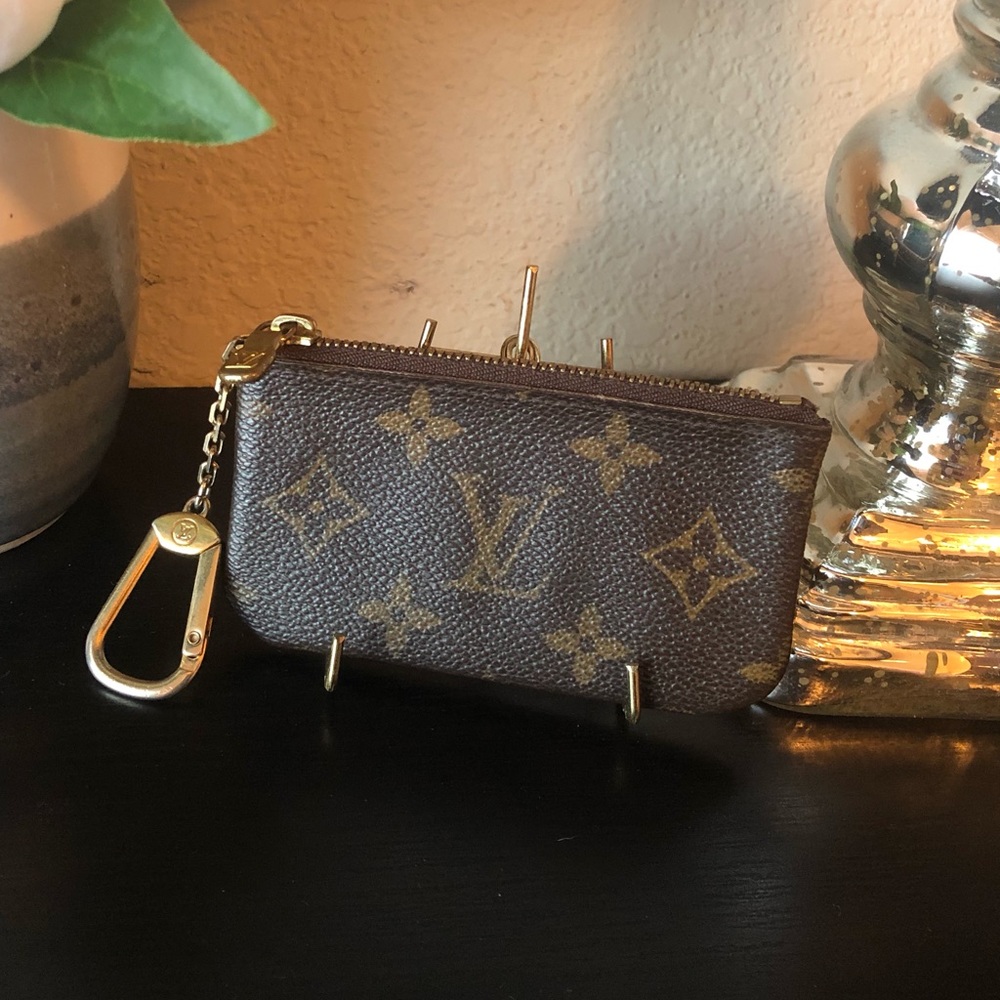 Authentic Louis Vuitton monogram key pouch